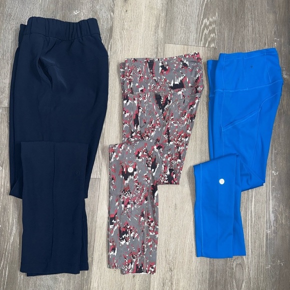 lululemon bundle 1 pants & 2 leggings size 0-2